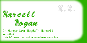 marcell mogan business card